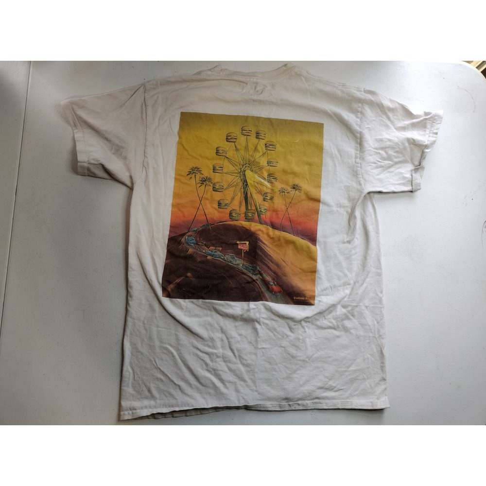 In-N-Out Burger‎ 70th Anniversary T-Shirt Mens Medium White Burger Ferris Wheel